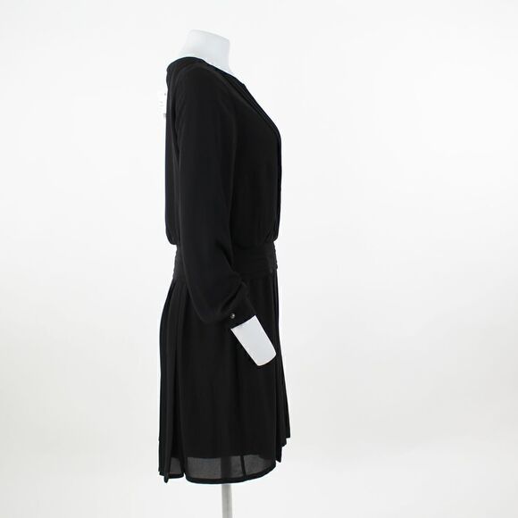 French Connection Pleaded Black Dress - Picture 5 of 5